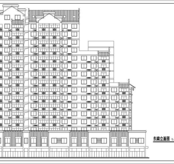 高层公寓建筑初步设计图纸