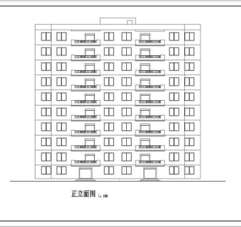 点式小高层建筑方案图