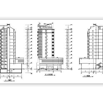 某框架结构小高层住宅楼建筑施工图