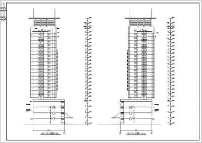 陈家庄高层商住楼建筑设计CAD施工图纸