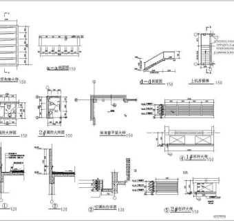 高层住宅百合楼建筑设计施工CAD图纸