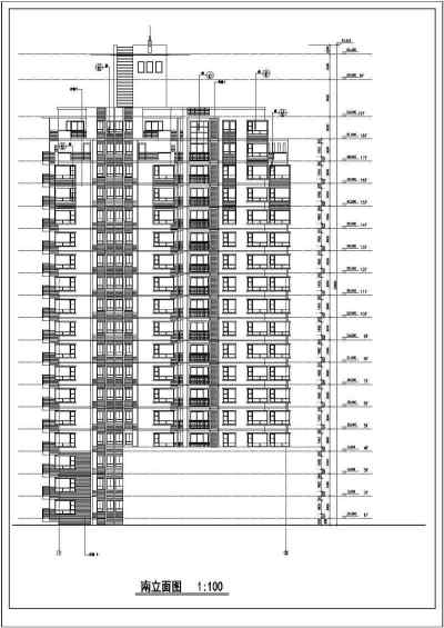 某小区高层住宅建筑设计图纸