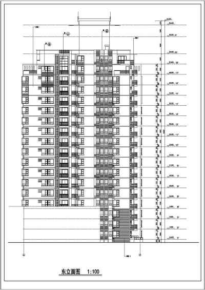 某地高层全套建筑设计CAD施工图