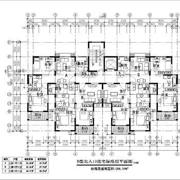 某花园高层住宅建筑设计CAD方案图