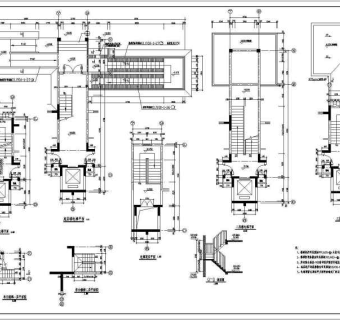 花溪畔居小高层住宅建筑施工设计CAD图