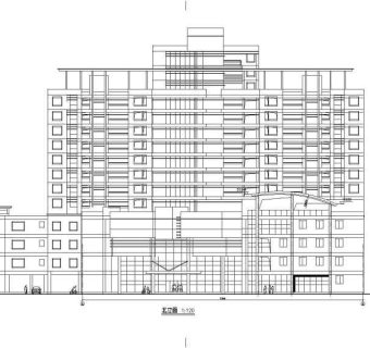 高层住宅建筑设计全套CAD图纸