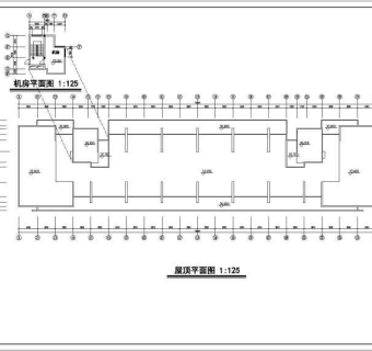 小高层单身公寓建筑设计全套CAD图纸
