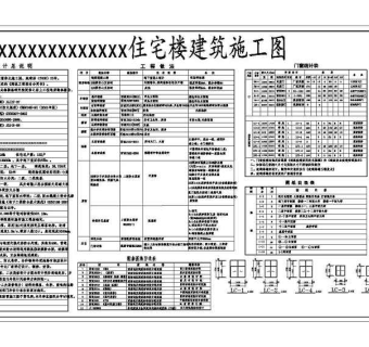 高层住宅楼建筑全套施工CAD图