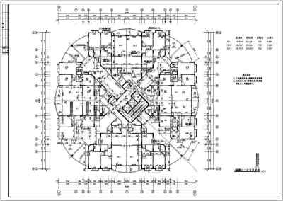 某高层住宅建筑设计方案全套CAD图