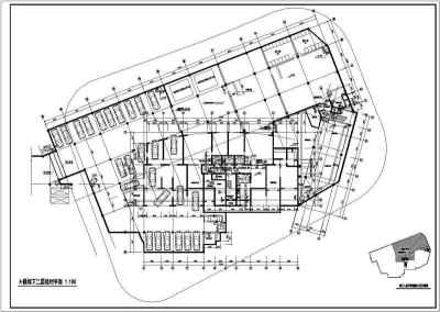 高层层住宅楼建筑设计方案全套CAD图纸