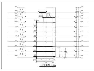小高层住宅楼建筑设计CAD方案图