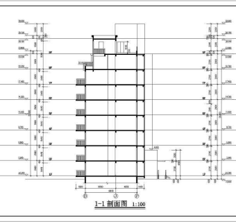 小高层住宅楼建筑设计CAD方案图