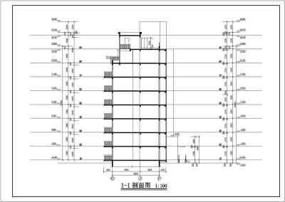 小高层住宅楼建筑设计CAD方案图