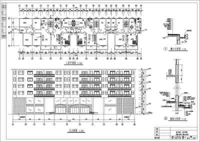 某地六层底框建筑结构施工图（毕业设计）