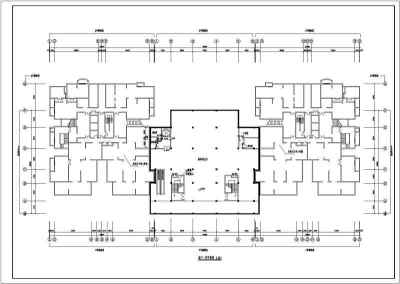 北京高层商住楼建筑设计全套CAD图纸