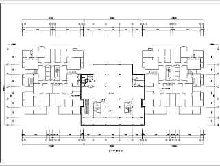 北京高层商住楼建筑设计全套CAD图纸