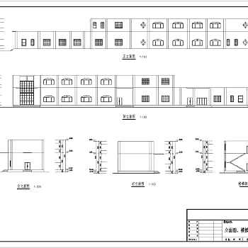 某地社区活动中心建筑和结构设计施工图（毕业设计）