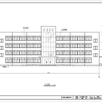 6层框架办公楼毕业设计建筑结构图