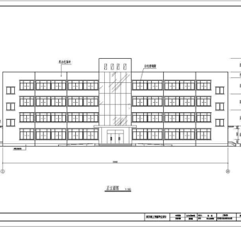 6层框架办公楼毕业设计建筑结构图