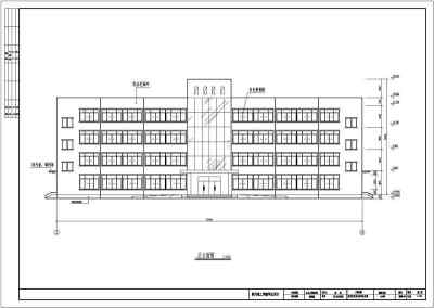 6层框架办公楼毕业设计建筑结构图