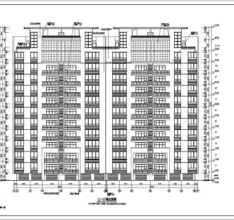 某高层住宅楼建筑全套设计CAD施工图