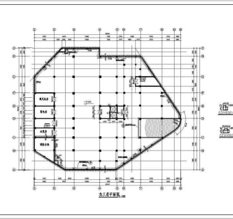 某七层框架结构农贸市场楼设计cad全套建施图