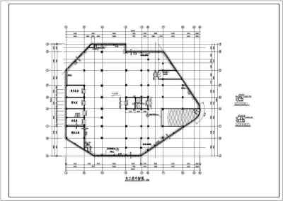 某七层框架结构农贸市场楼设计cad全套建施图