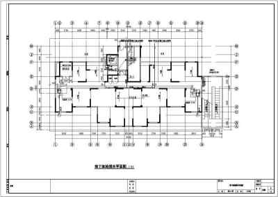 安徽高层住宅小区及其配套建筑给排水施工图