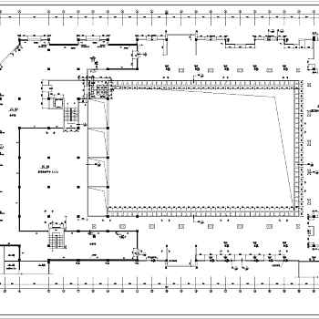 某三层框架结构农贸市场楼设计cad全套建施图