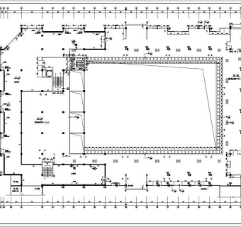 某三层框架结构农贸市场楼设计cad全套建施图