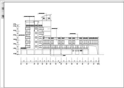 某六层框架结构农贸市场楼设计cad全套建施图