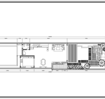 某别墅园林景观规划设计总平面图纸