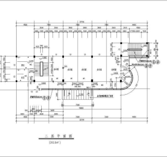 某框架结构四层办公楼设计cad整套建施图