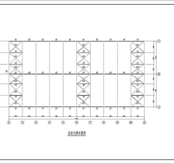 某混凝土工程门式刚架加层设计施工图