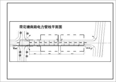 某道路结构断面给排水整套建筑设计cad施工图