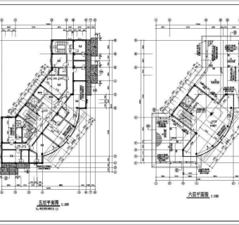 滨江新区新桥村小区会所建施设计图