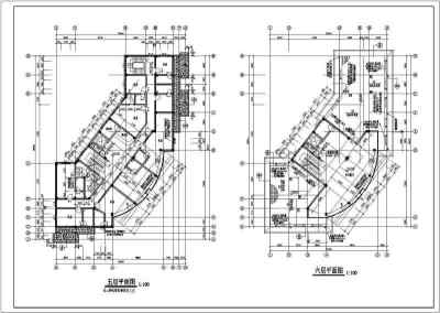 滨江新区新桥村小区会所建施设计图