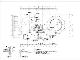 上海会所全套建筑设计CAD施工图