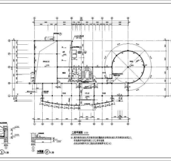 上海会所全套建筑设计CAD施工图