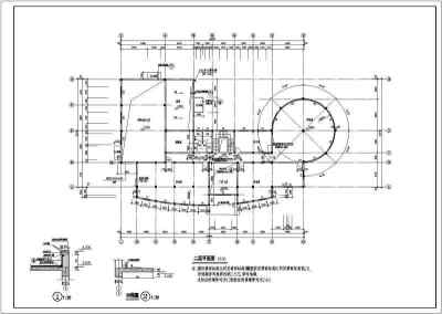 上海会所全套建筑设计CAD施工图