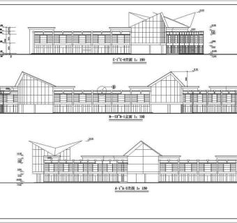某大型会所建筑设计图纸