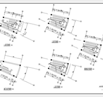 豪华会所建筑设计全套CAD图