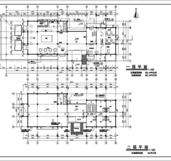 大型会所设计方案全套CAD图纸