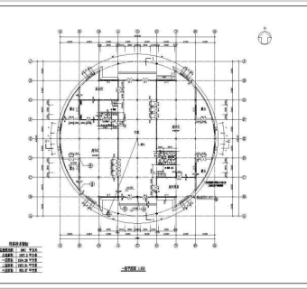大型会所建筑设计CAD图纸
