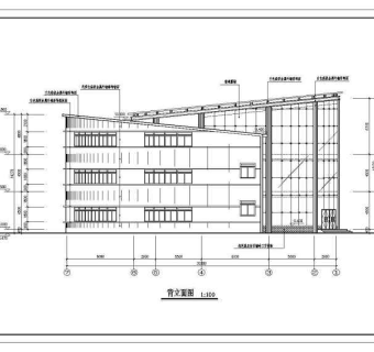 高级小区会所建筑设计全套CAD图纸
