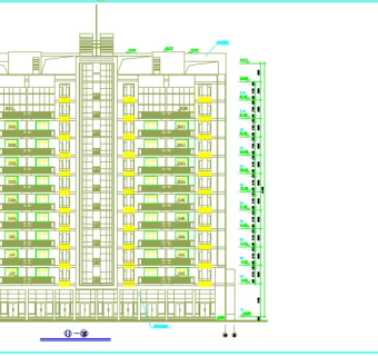 某地小高层住宅建筑cad全套图纸