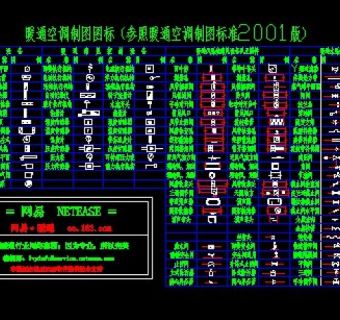 暖通空调制图图标3D模型