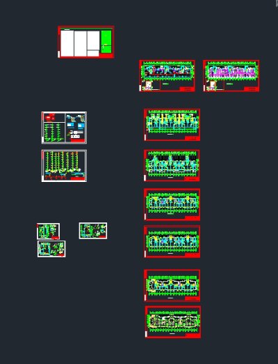 9套经典高层住宅建筑给排水设计图合集