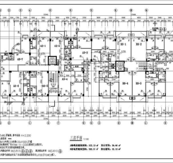 某高层商住楼建筑设计规划图