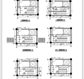 某高层宾馆建筑设计cad方案图